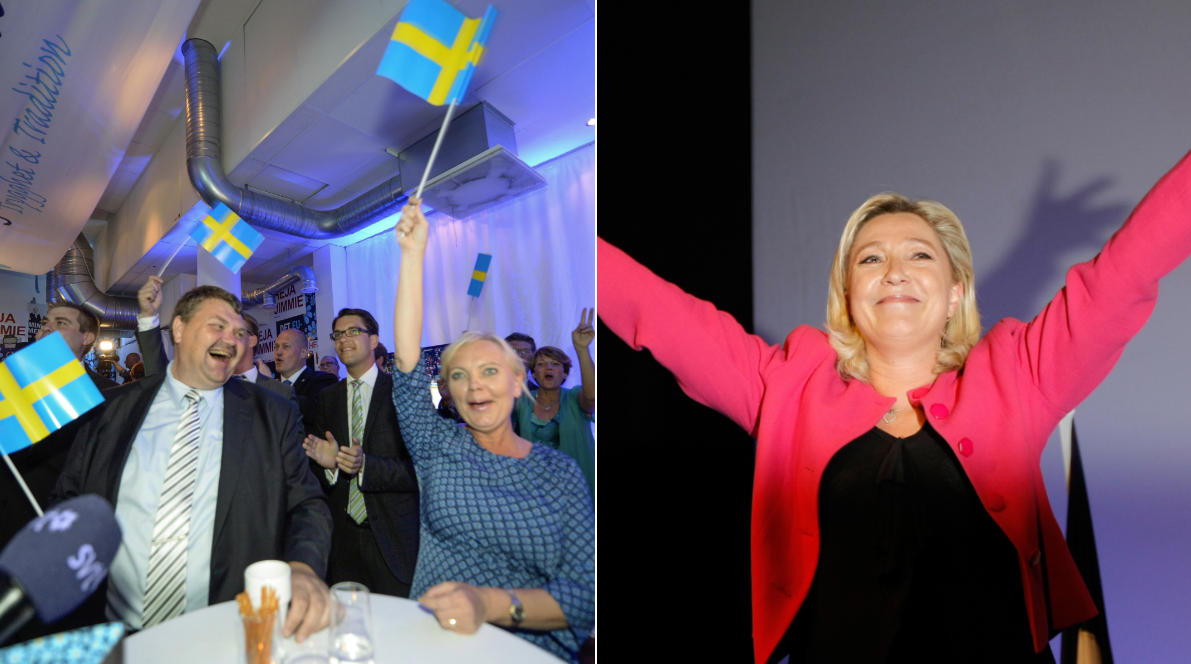 Sverigedemokraterna, Judar, Invandrare, Front National, Rösträtt